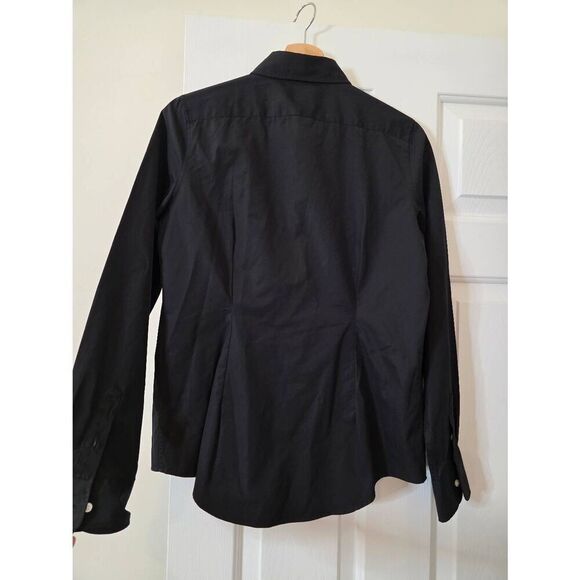 Ann mashburn black button down shirt M - Picture 7 of 7
